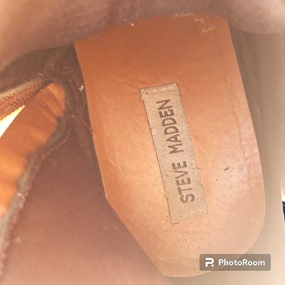 Vintage 90s Steve Madden brown hiking boots - Picture 9 of 10